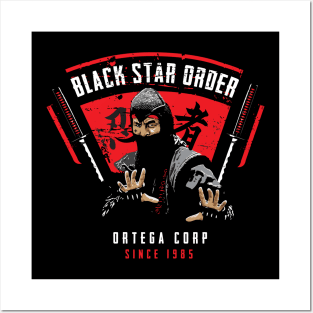 Black Star Order Tee Posters and Art